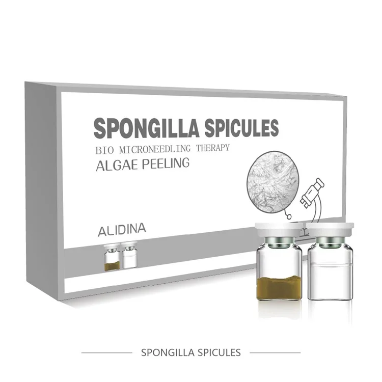 GZ Spongilla Spicules Bio Microneedling Therapy Stretch Marks Fadeness Acne Removal Algae Peeling Algae Peel Off Mask Powder