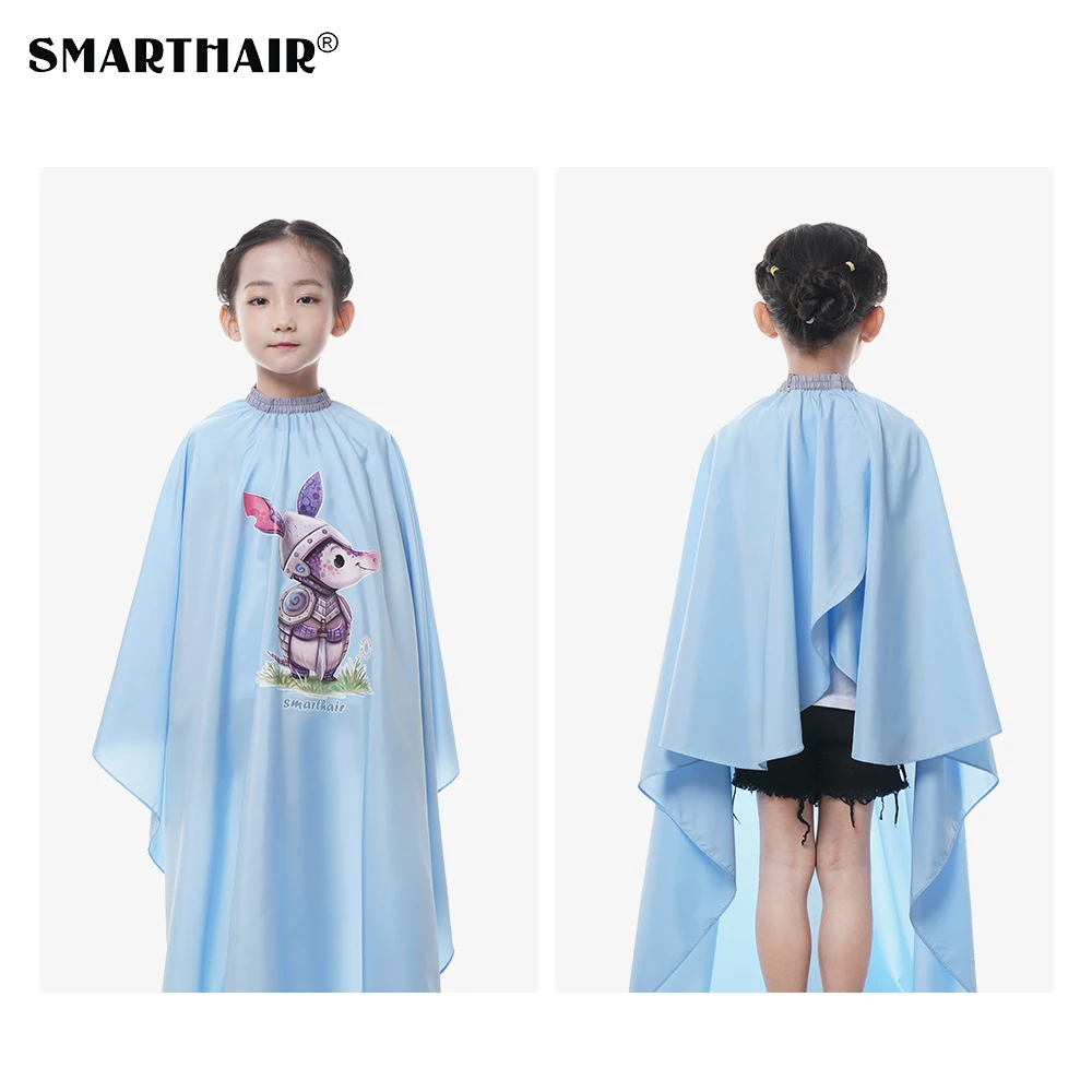 children plastic water prufe cape hairdressing silver hairdresser capes kids beauty salon styling cape