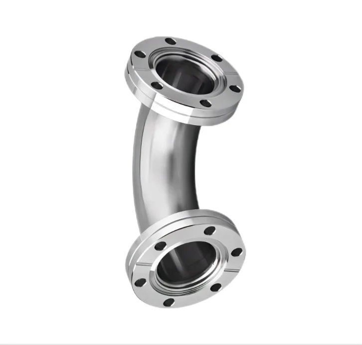 Нержавеющая сталь SS304 SS316L CF 90 градусов локоть вращающийся изогнутый фланец фитинги