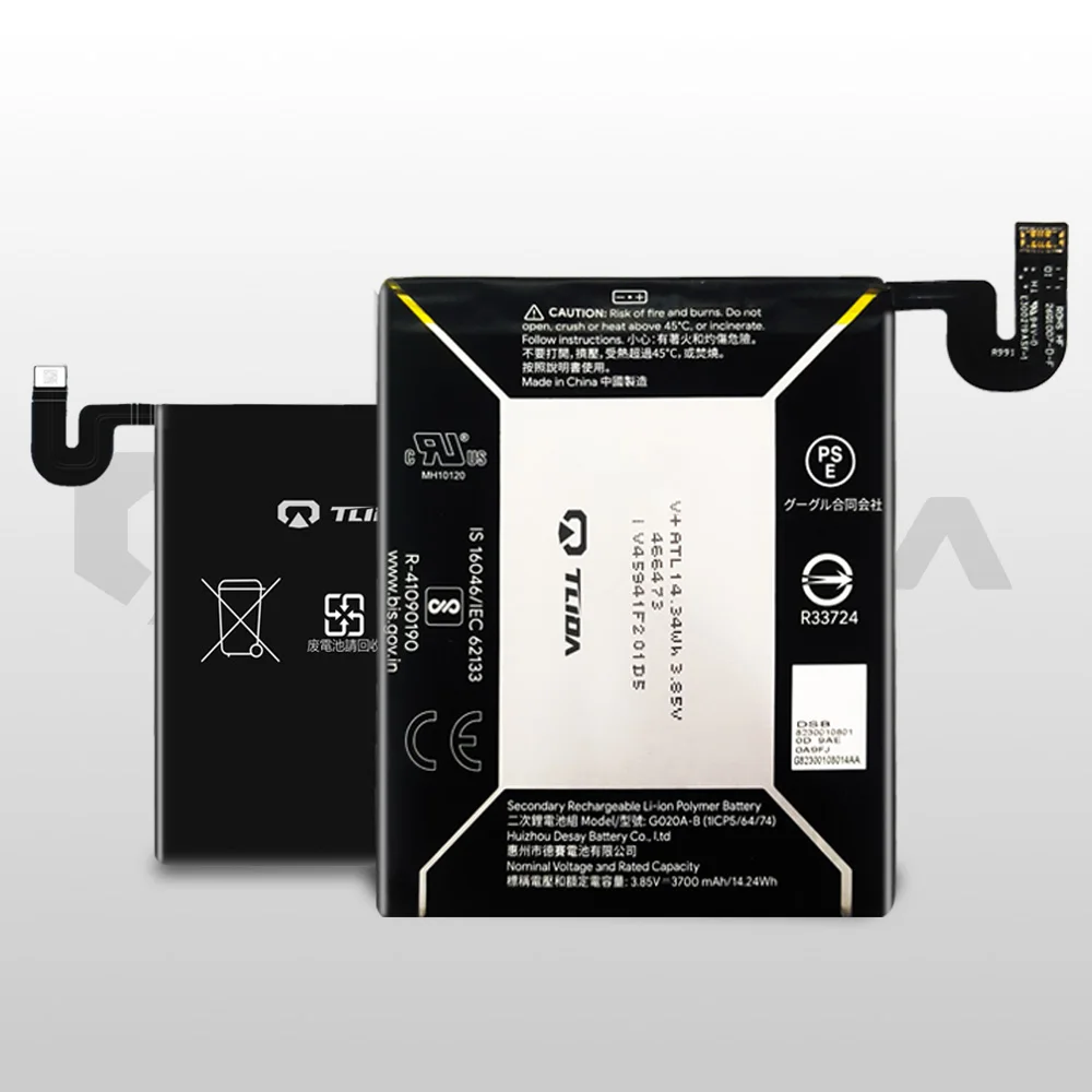 TLIDA OEM good quality 3.85V 3700mAh G020A-B Phone Replacement Battery For Google Pixel 3A XL Batteries