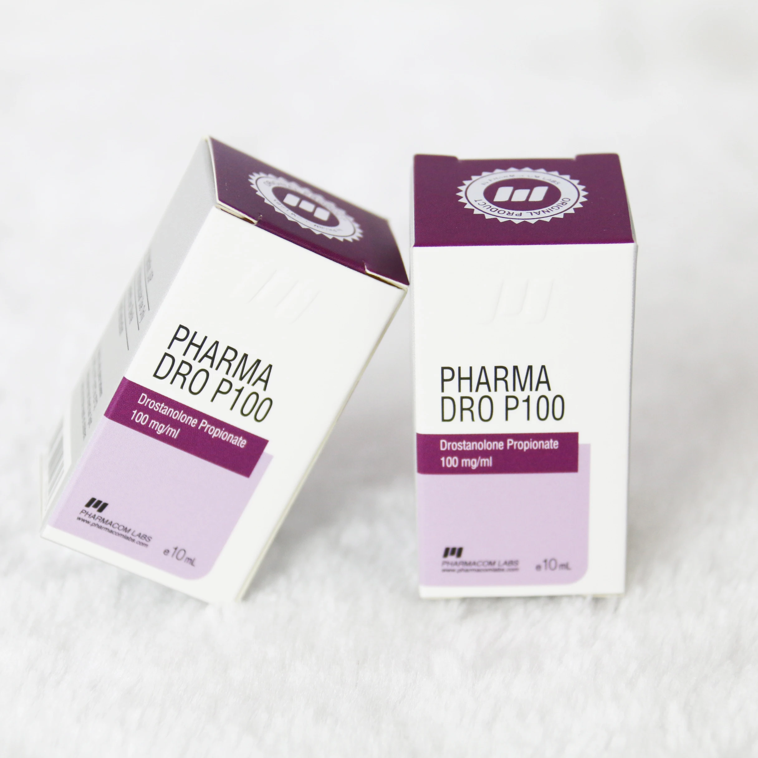 Пользовательские клейкие наклейки и бумажные коробки марки Gen Pharma с разными названиями продуктов для упаковки флаконов объемом 10 мл