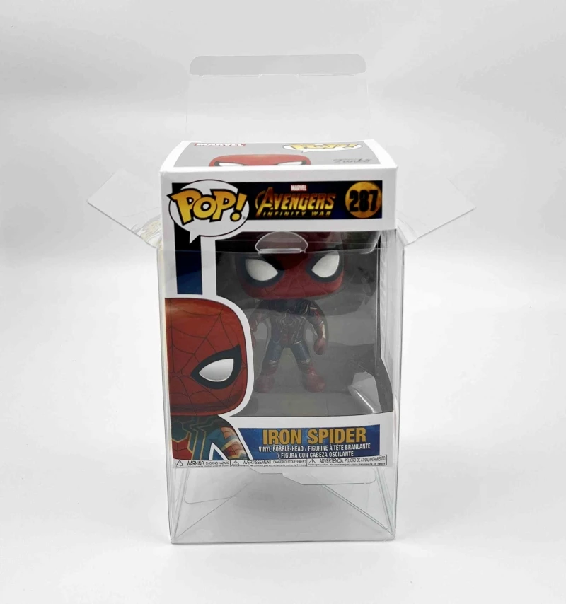 clear plastic box Acid Free clear PET protector customized Amiibo Collector Case Auto-Lock PET Funko Pop Protector Wholesale