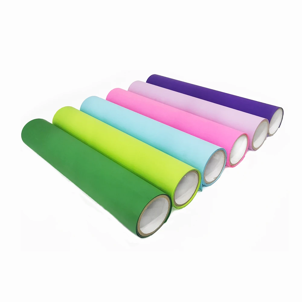 
Custom thermal cutting vynil flex vinil textile sublimation pu heat transfer vinyl roll 
