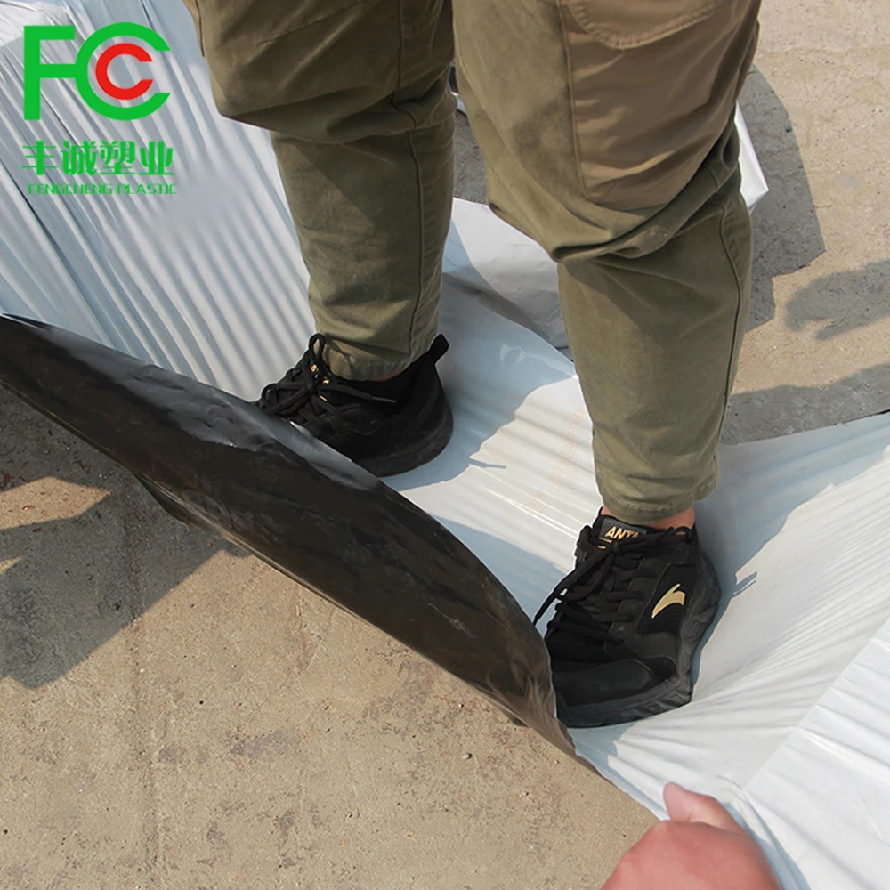 Cheap 6 mil-12 mil Thick Black White Plastic Sheeting Polyethylene Panda Greenhouse Film