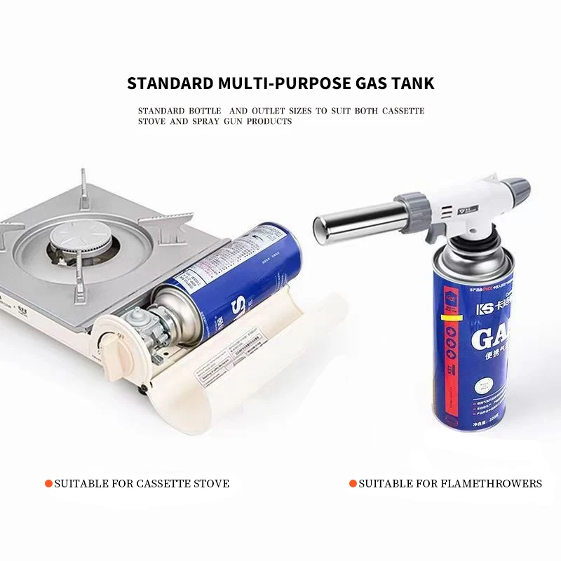 OEM/ODM High quality portable Butane gas cartridge 220g/227g Barbecue mini stove disposable butane gas tank