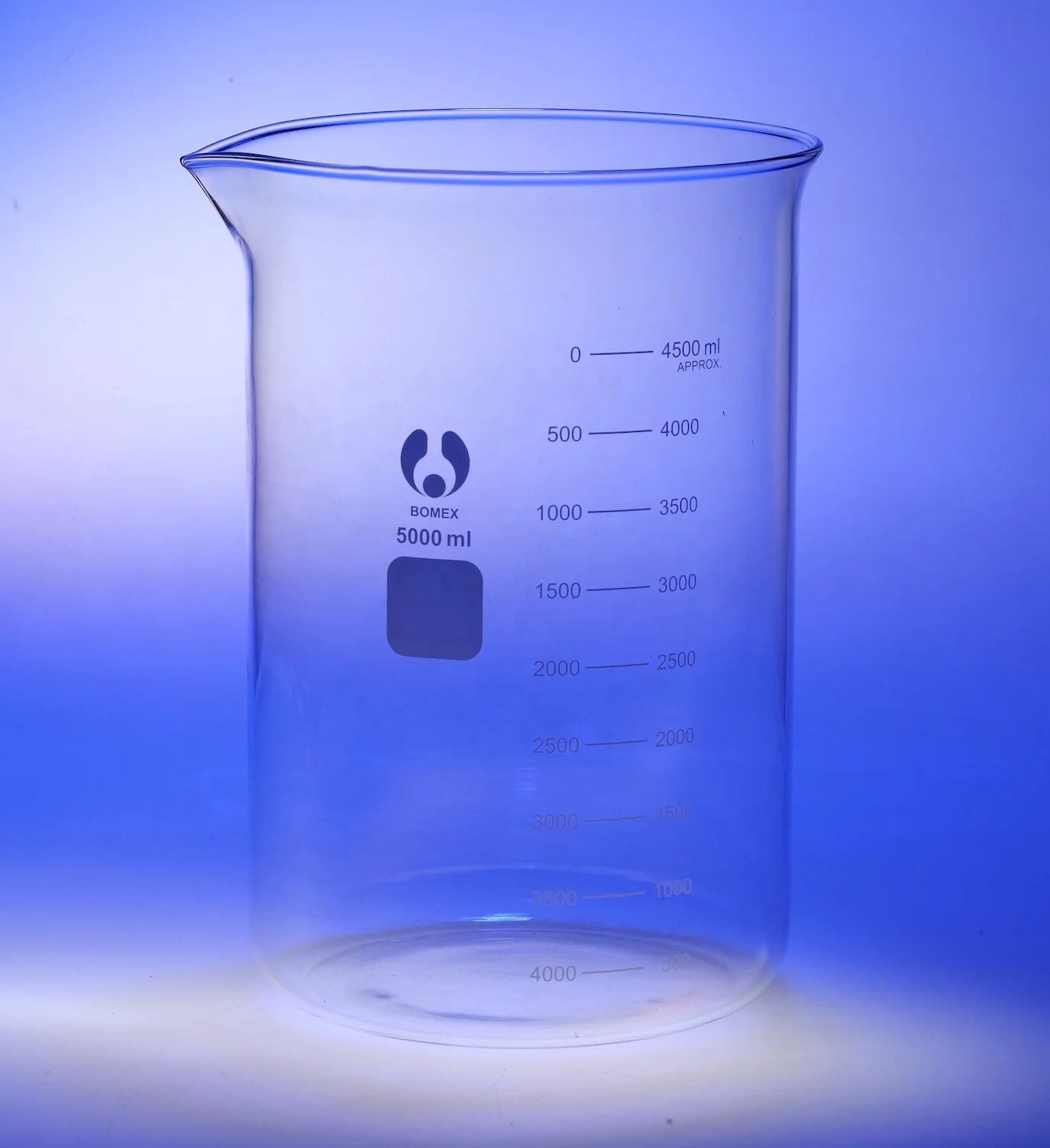 150ml 200ml 600ml 2000ml 5000ml Griffin Berzelius with spout borosilicate 3.3 Laboratory glassware Glass beaker