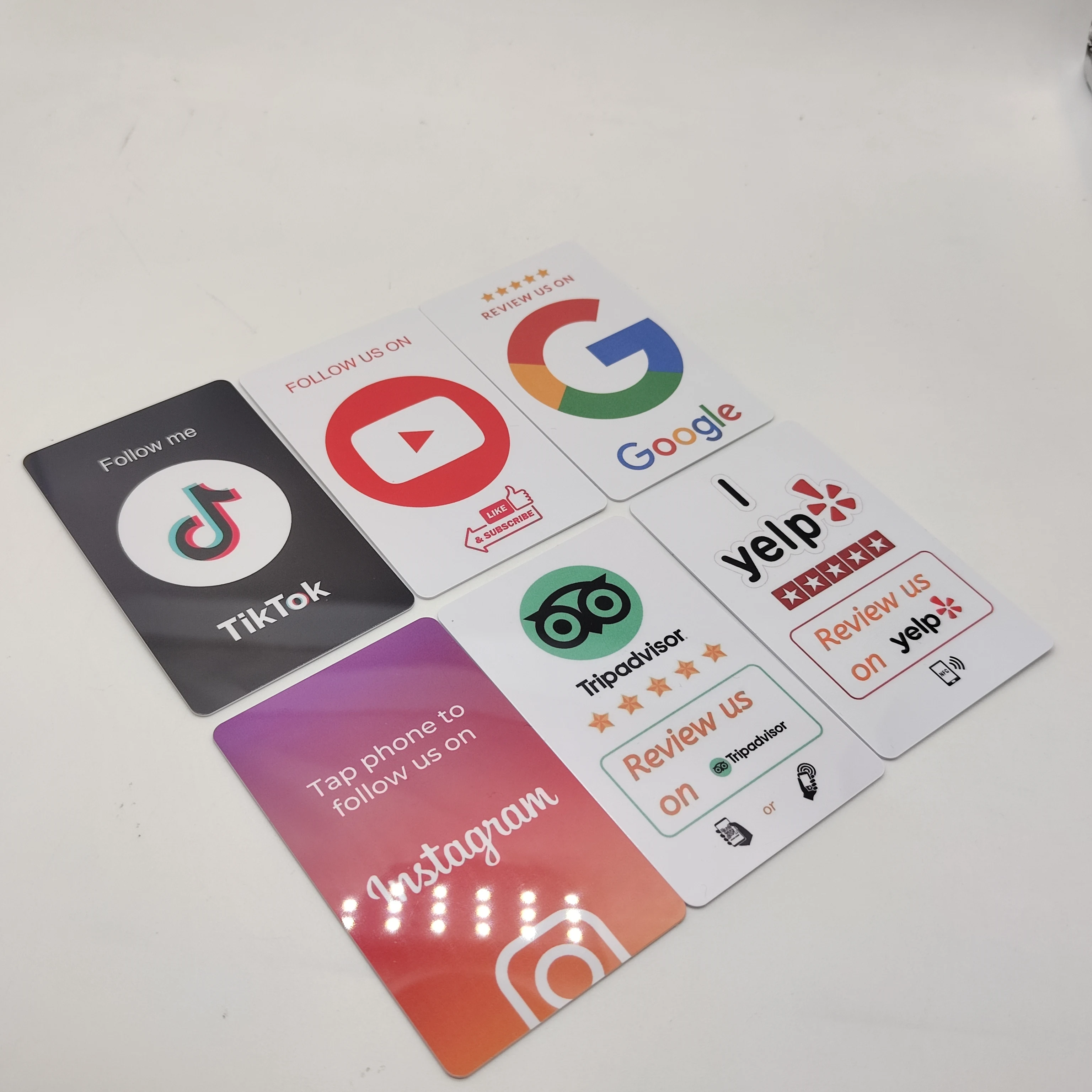 Custom Printing NFC Room Service Sign DO NOT DISTURB url Encoded  78*240mm/180*60mm Google Reivew Card