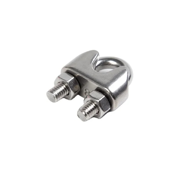 Low price Adjustable DIN741 stainless steel wire rope clip for fixings