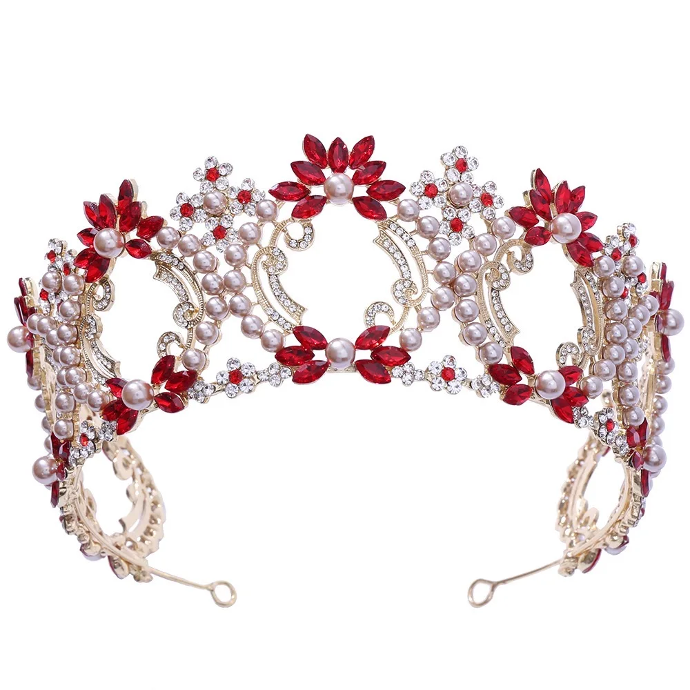 Crystal Crown Tiara for Women Vintage Tiara Wedding Crown for Brides Princess Tiara for Girls Halloween Birthday Party