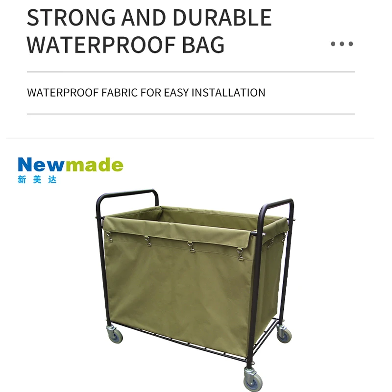 Hotel Laundry Trolley Cart X-Shape Laundry Cart