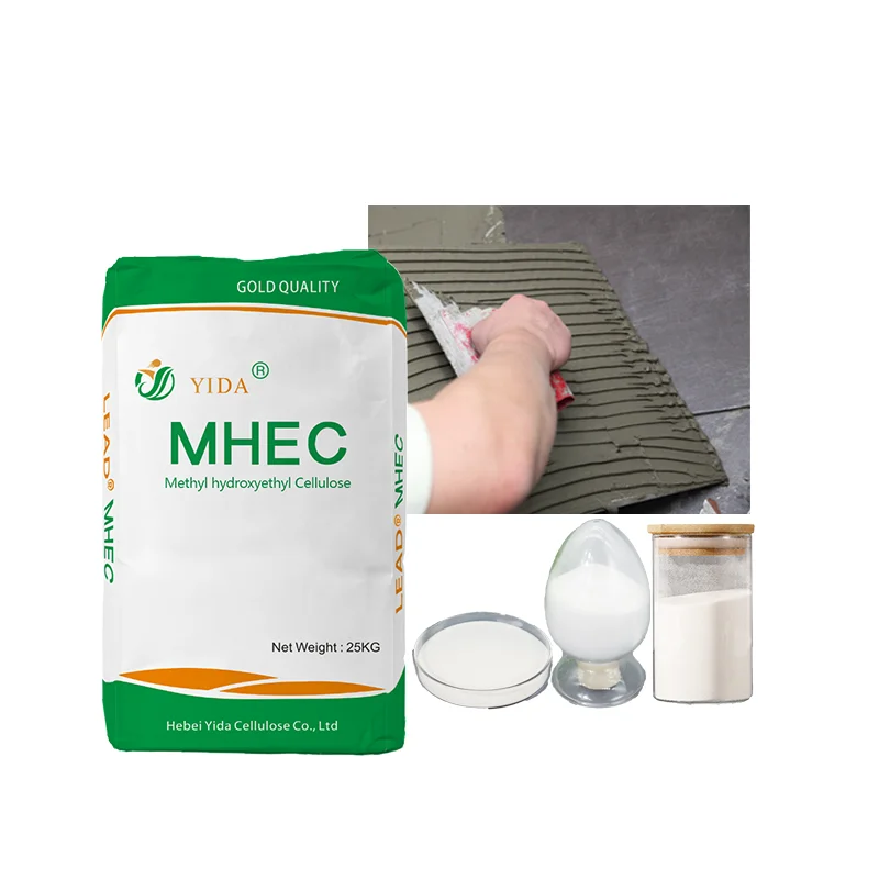 Gypsum based mortar viscosity build up by MHEC from Hebei Yida with smooth workability high water retention without stickness