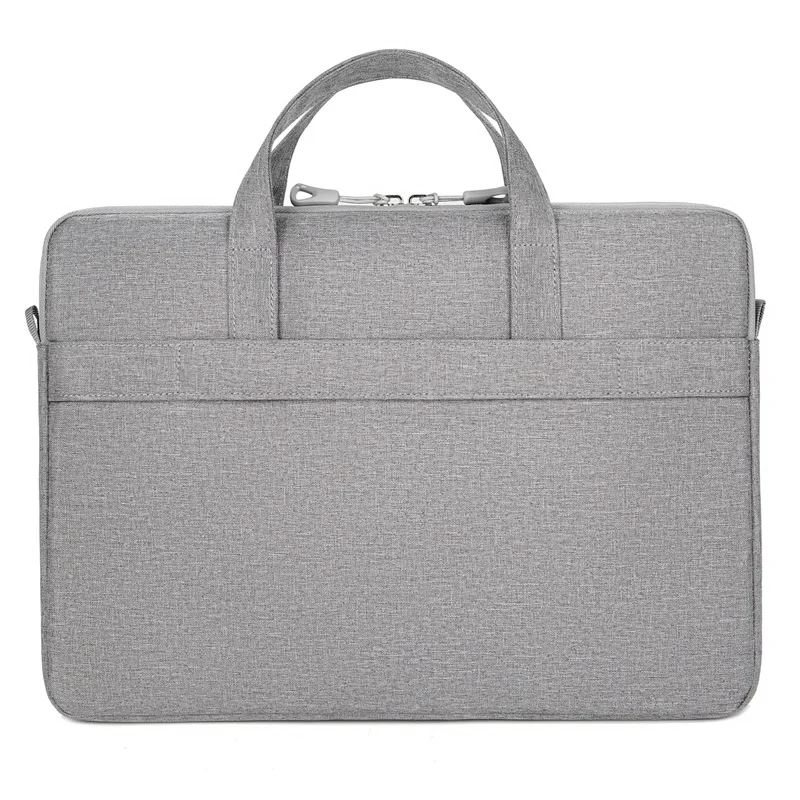 Hot Sale Waterproof Multi-Pockets Business Grey Laptop case bag Business Custom Computer Bag