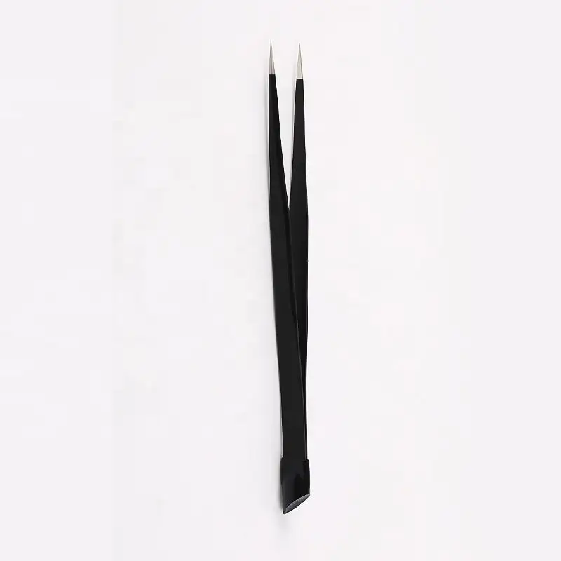Multifunction Professional Nail Cuticle Remover Pusher Double Head Nail Art Tweezers For Manicure
