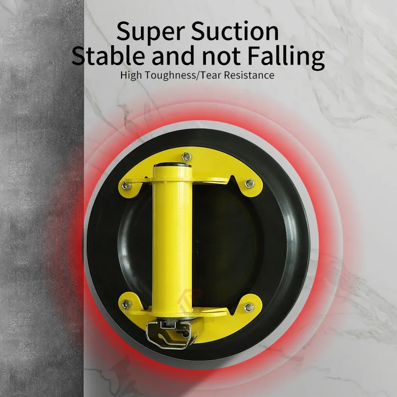 CE Certification Heavy Duty 8 Inch Vacuum Hand Pump Granite Glass Suction Cup Lifter for Hand Tools