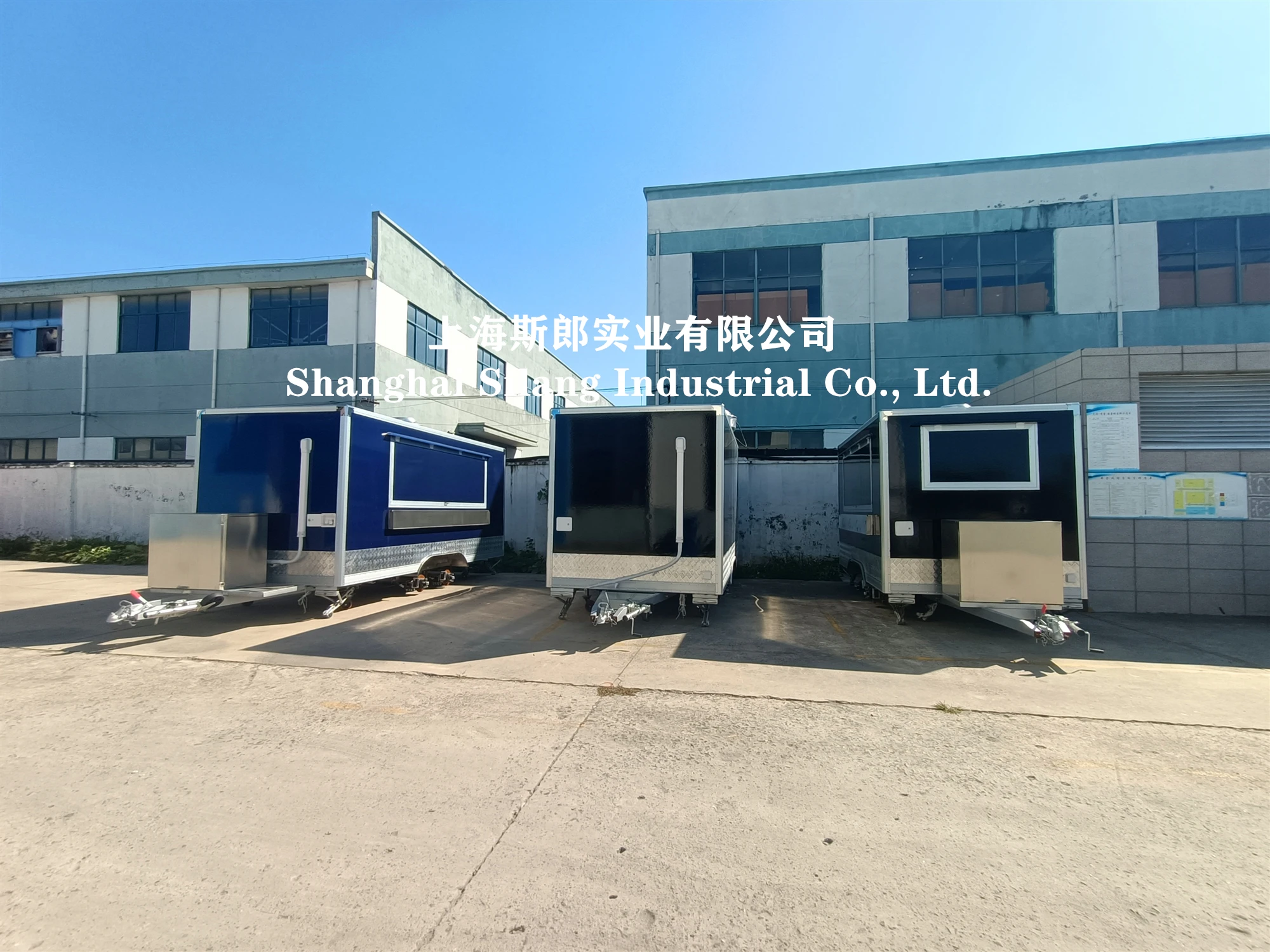 Canadian Standard Mobile Food Truck, Square Catering Trailer Fast Food Kitchen Van Trailer