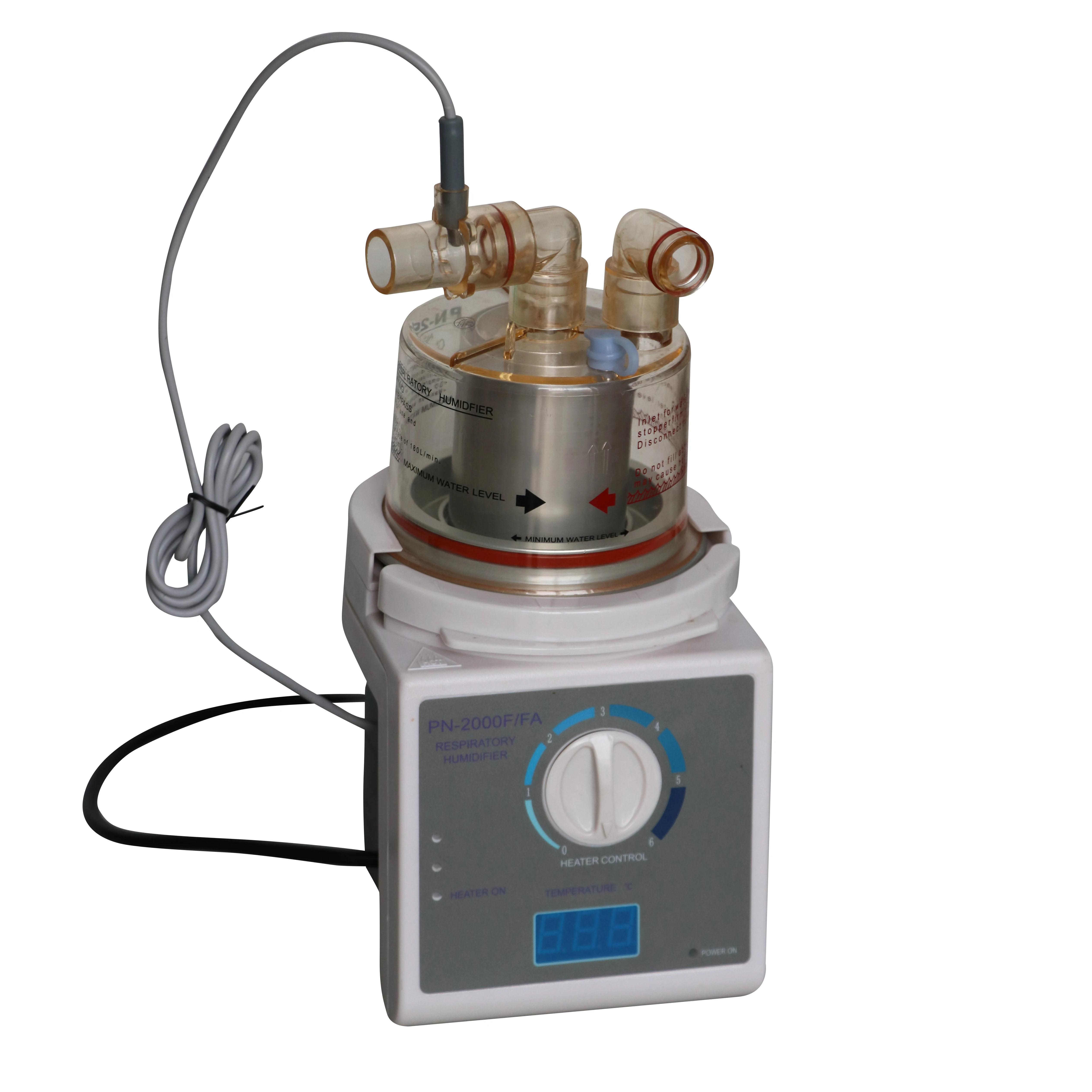 Medical Humidifier for Ventilation machine or Pressure Breathing System