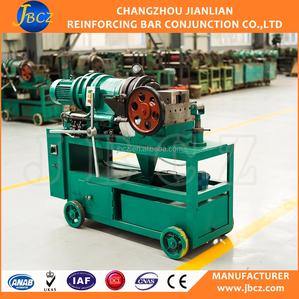 Double Machine Head Rib Peeling Roll Thread Machine For 12-40mm