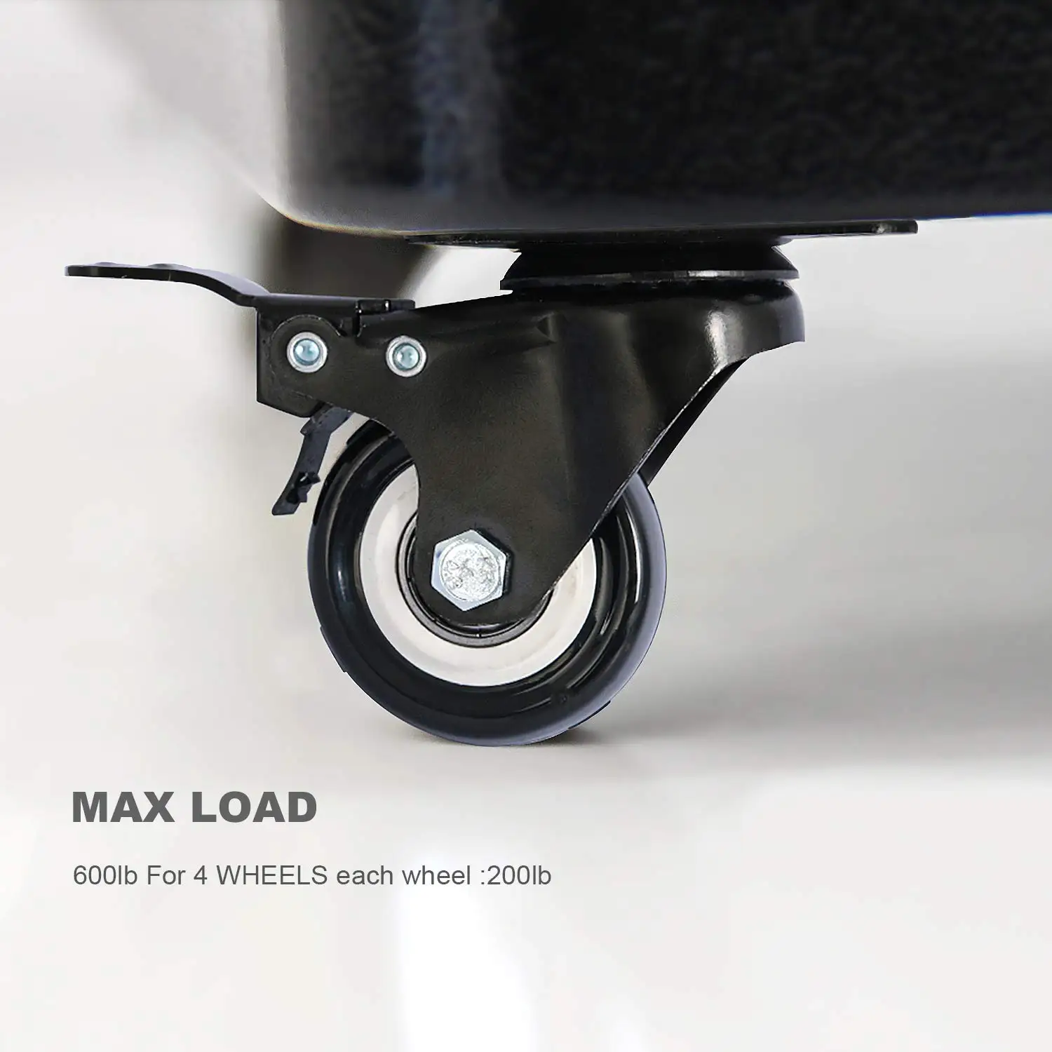 High Quality Heavy Duty 45kg 100lb 4-Swivel PVC Furniture Industrial Cabinet Casters 2-Inch PU for School Applications