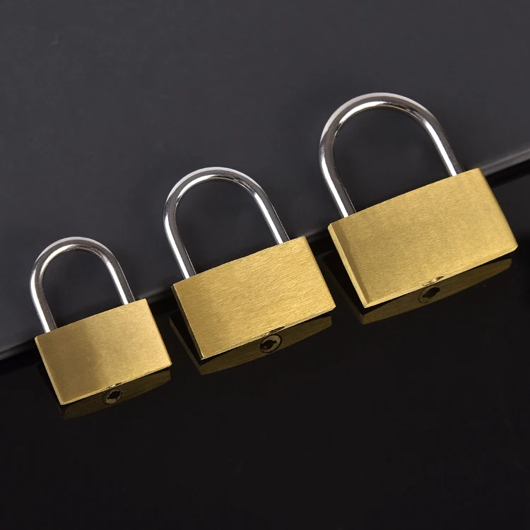 20MM Candado Custom Lock Top Security Pad Lock High Safety Padlocks Keyed Alike Small Mini Cheap Copper Brass Padlock