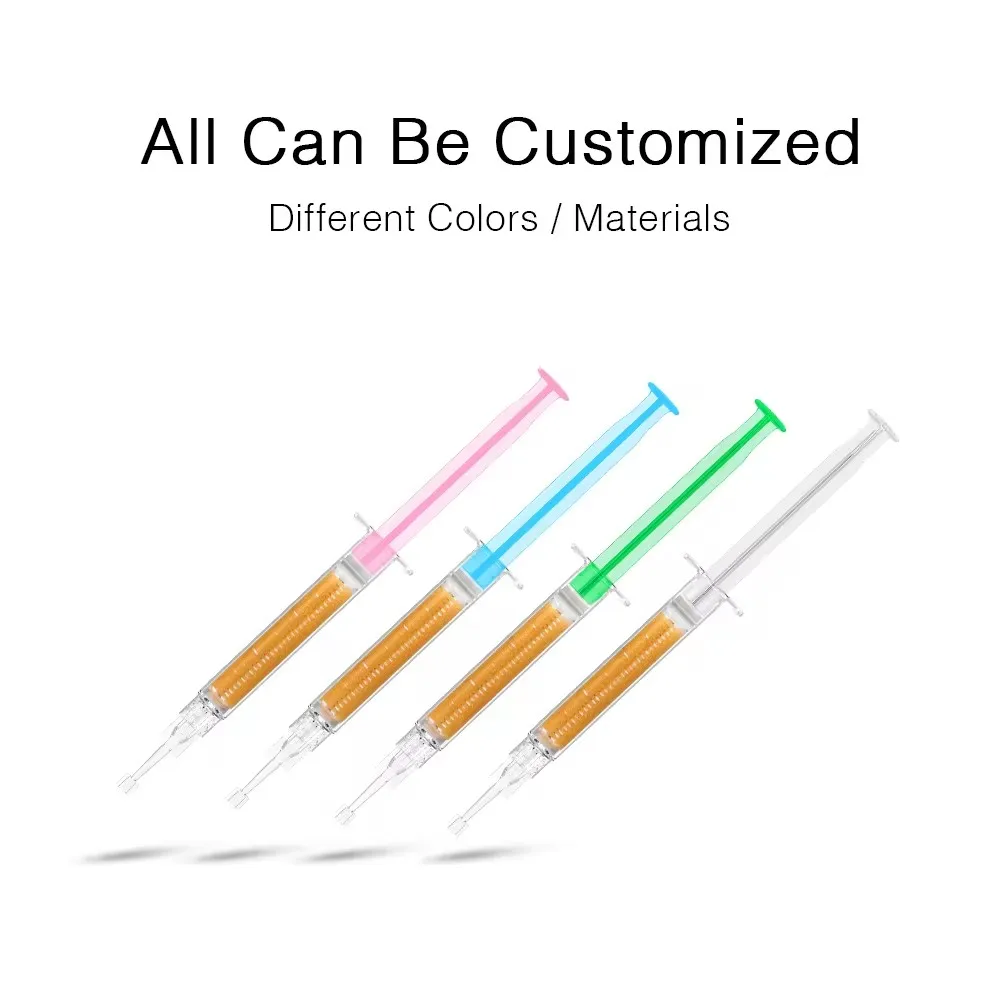 Professional 25% or 35% Hydrogen Peroxide Teeth Whitening Gel Syringe Dental Bleaching Gel