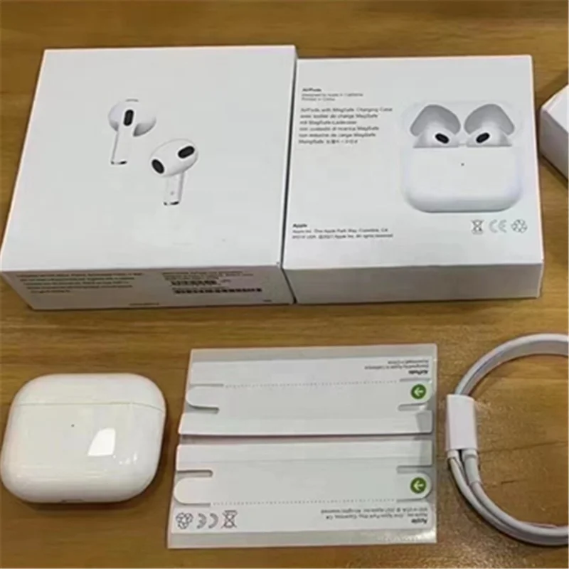 2021 Original Airpodes Pro 3 Headphones Wireless Earphones 3nd Generation ANC airs pods pro
