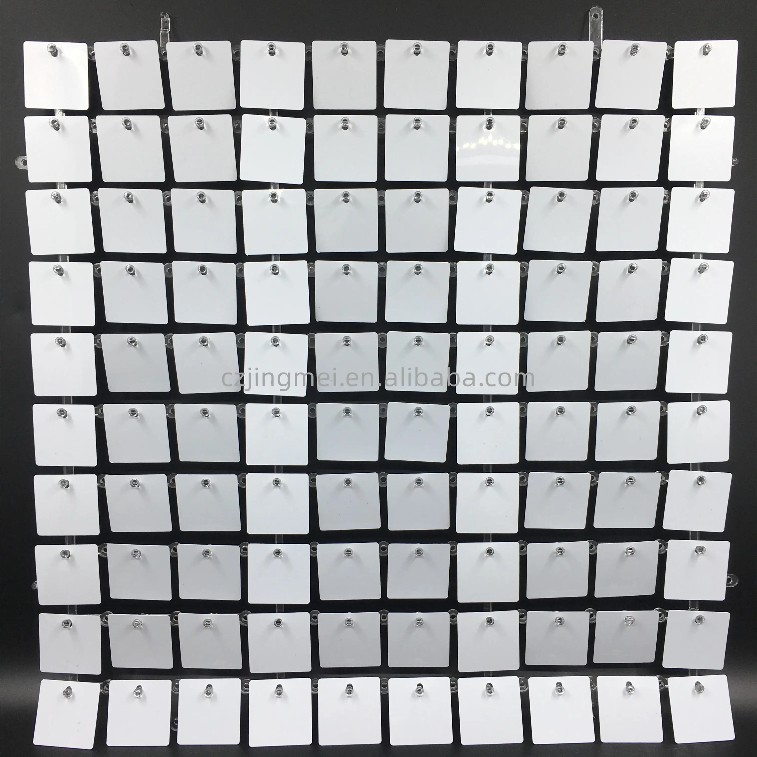 More than 100 colors of transparent mesh panel glitter sequins wall panel backdeck party birthday wedding decor