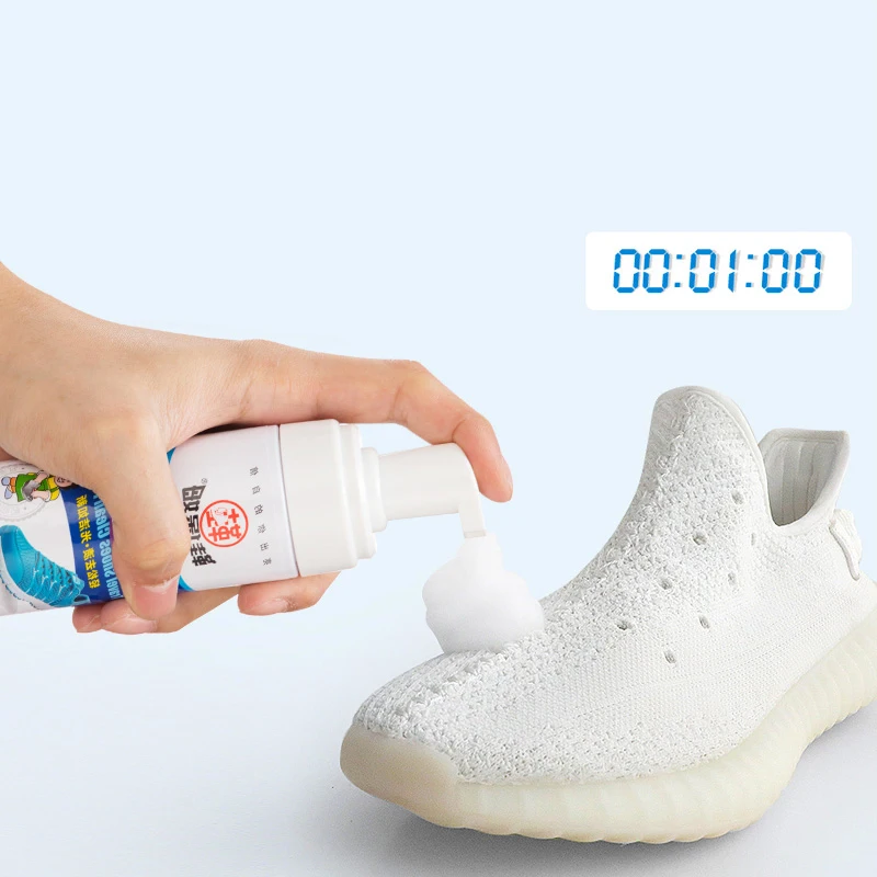 Hot Sell Low MOQ Custom Shoe Cleaning Liquid Foam Sneaker Cleaning Kit Foam Sneaker Cleaner