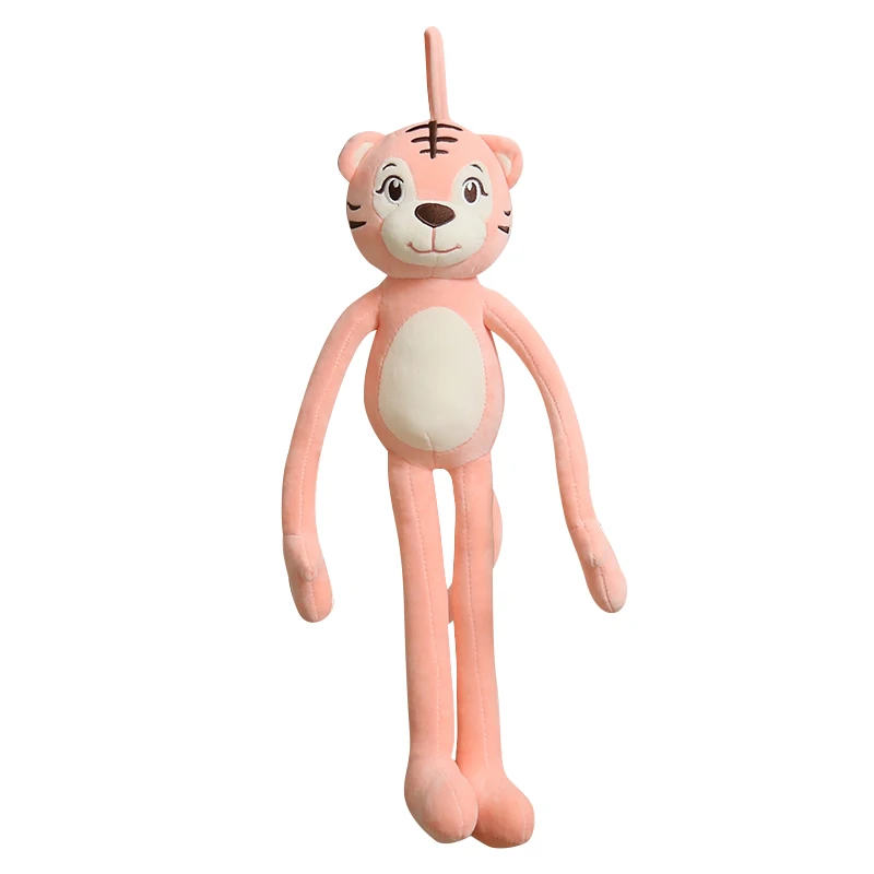 Long Legs Soft Stuffed Animals Plush Pillow Toys Monkey Tiger Lion