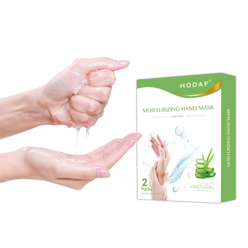 2024 HODAF oem odm korea private label homemade anti aging moisturizing and whitening hand mask manufacturer