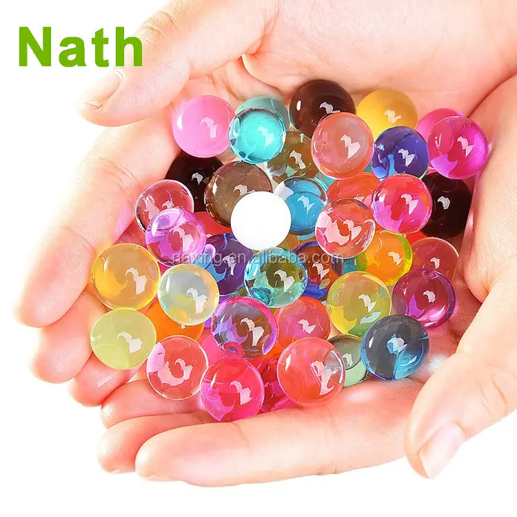 Expanded shape water beads toy crystal soil water absorbing gel for kids educational