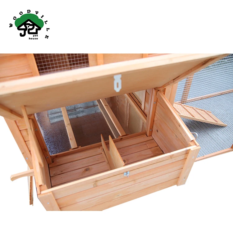 WoodVille High Quality Outdoor Large Wood Chicken Coop Extra Large Pet Cage For Sale