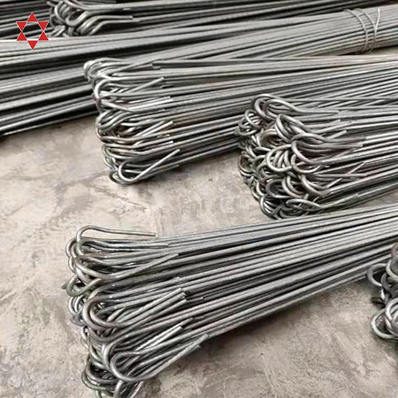 Factory Wholesale Double Loop Bale Tie Wire, Reinforcement Baling Wire Ties