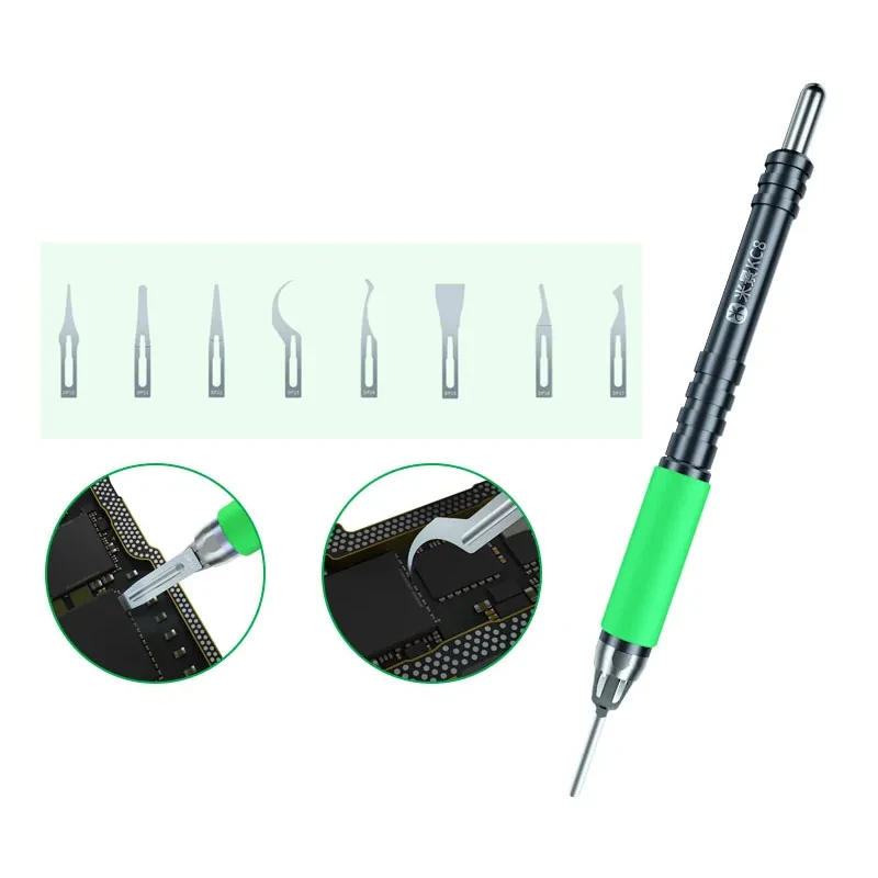 Mijing KC8 CPU NAND Glue Removal Blade For Mobile Phone Motherboard BGA Chip Scraper Pry Knife Rear Glass Disassembly Hand Tools