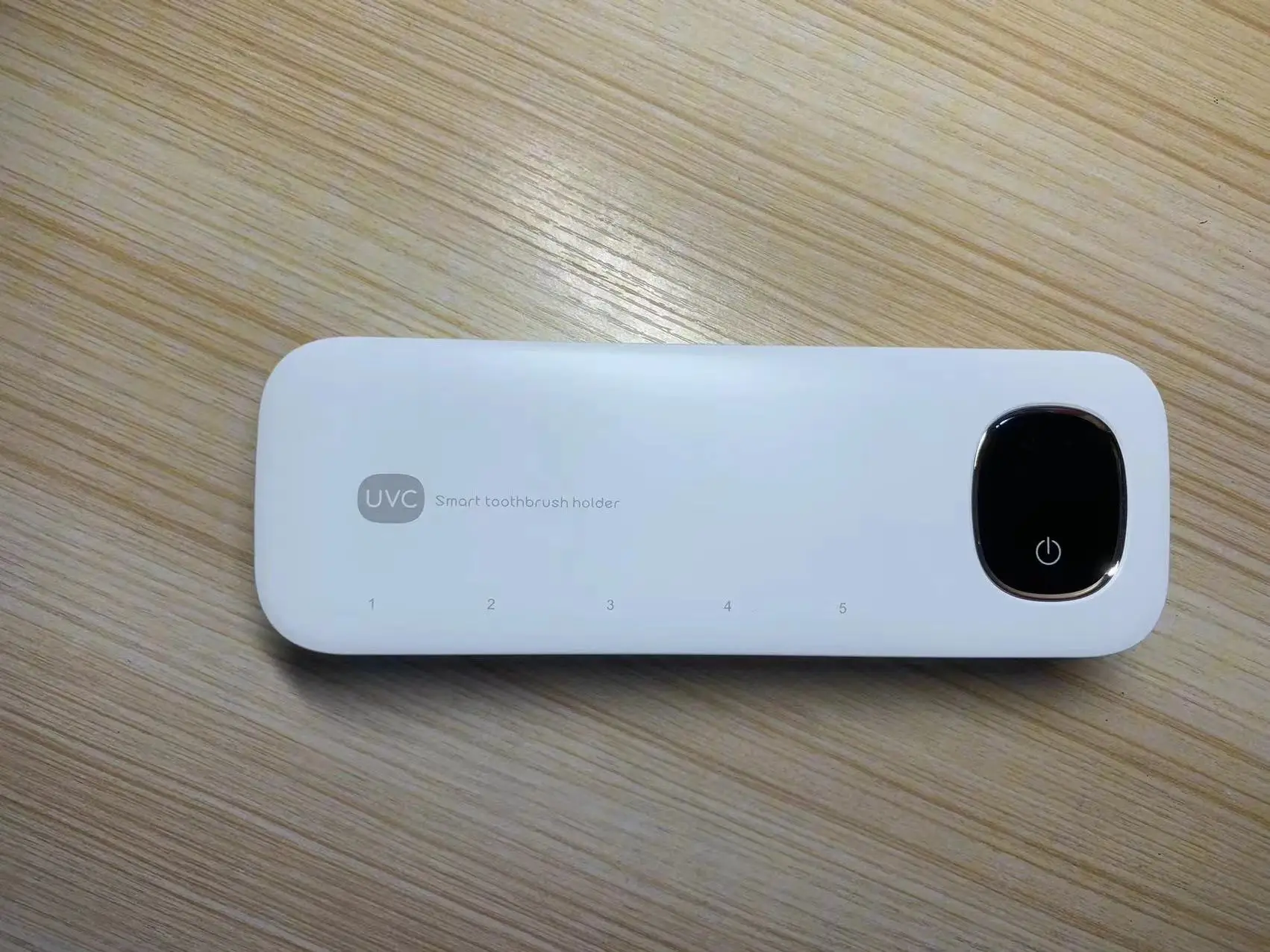 rechargeable Automatic UVC Toothbrush Disinfector Wall Mount Toothbrush Squeezer Holder Toothbrush Sterlizer and holder