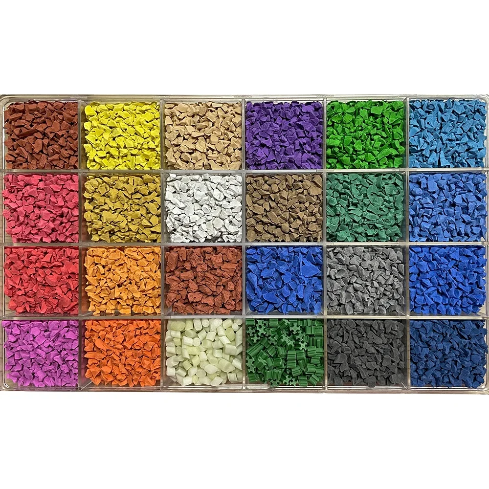Muti Color EPDM Granule For kids play area playground Surfacing FN P2312071