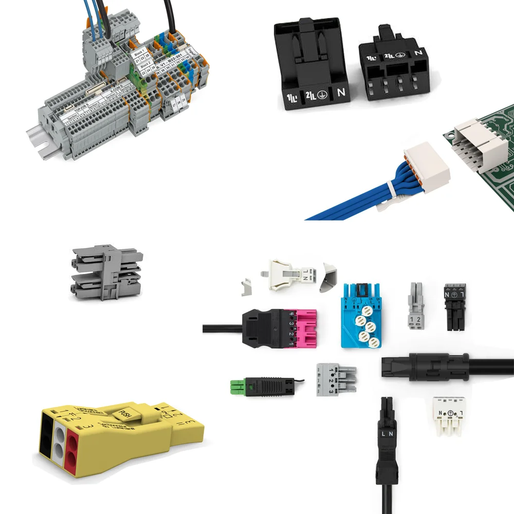 254-555 WAGOS Spring Quick Connector Wire Terminal Block PCB SMD WAGOS Connector Terminal Push In Jack Spring 254-555