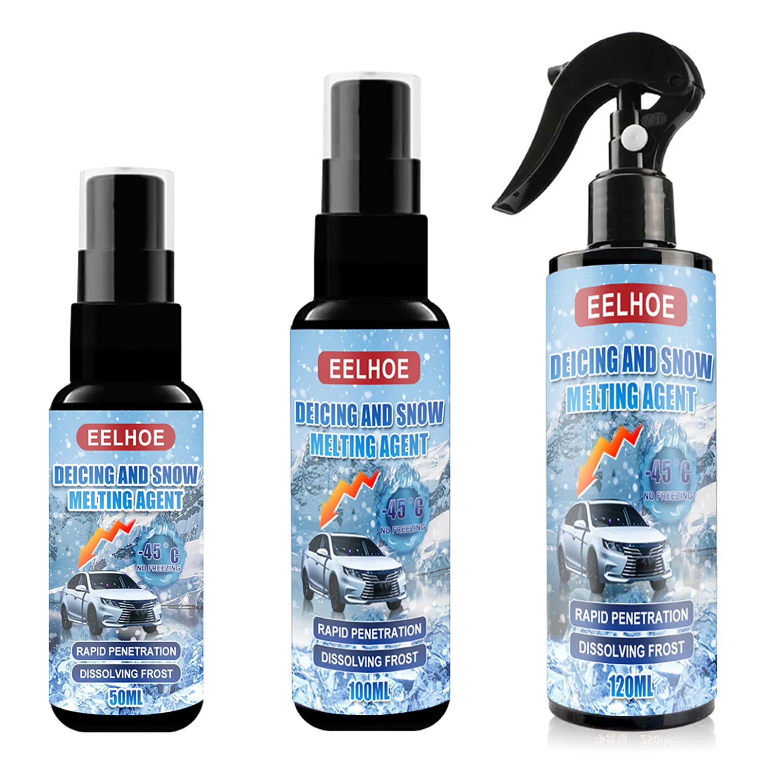 
Snow Melting Agent Multifunctional Safe Automobile Deicing Spray 