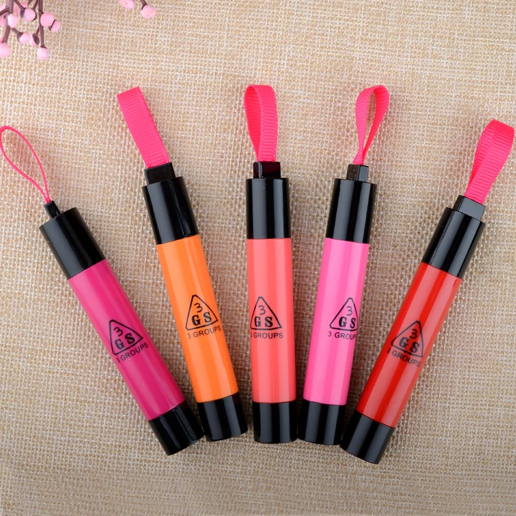 5 pcs Romantic Bear Lip Wow Gloss TATTOO Magic Peel Mask Tint Long Lasting lipgloss