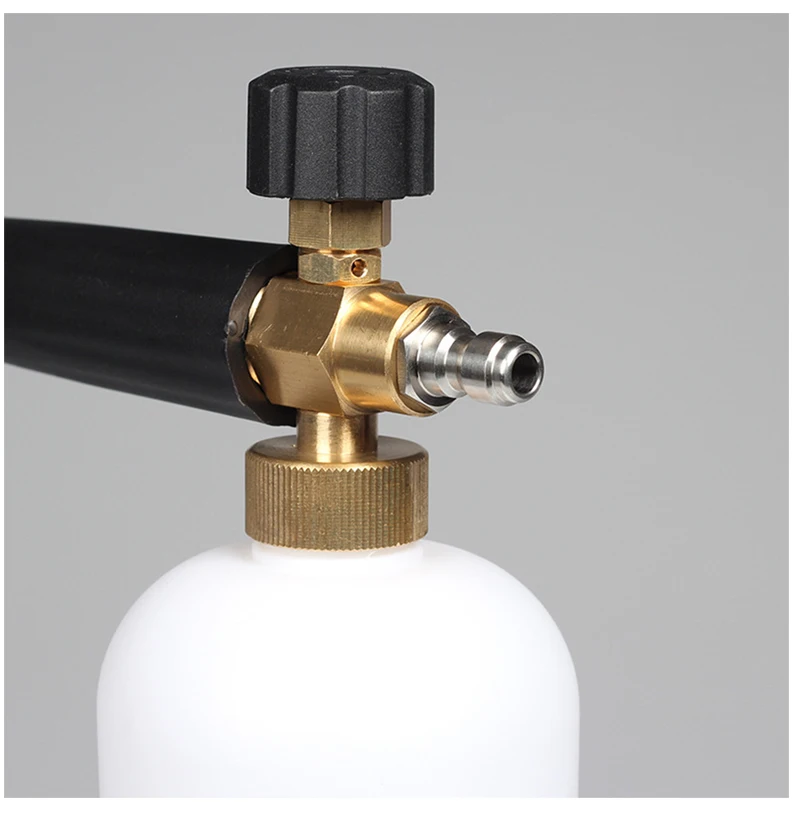 READY TO SHIP!! Foam Cannon Lance with 1/4 Quick Connector for Pressure Washer Gun with 1 L Car Wash Bottle
