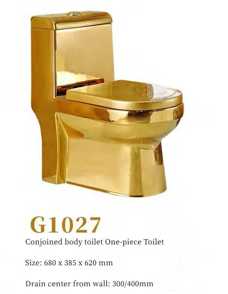 Wholesale cheap modern royal style modern water closet bathroom commode wc gold ceramic toilet for sale