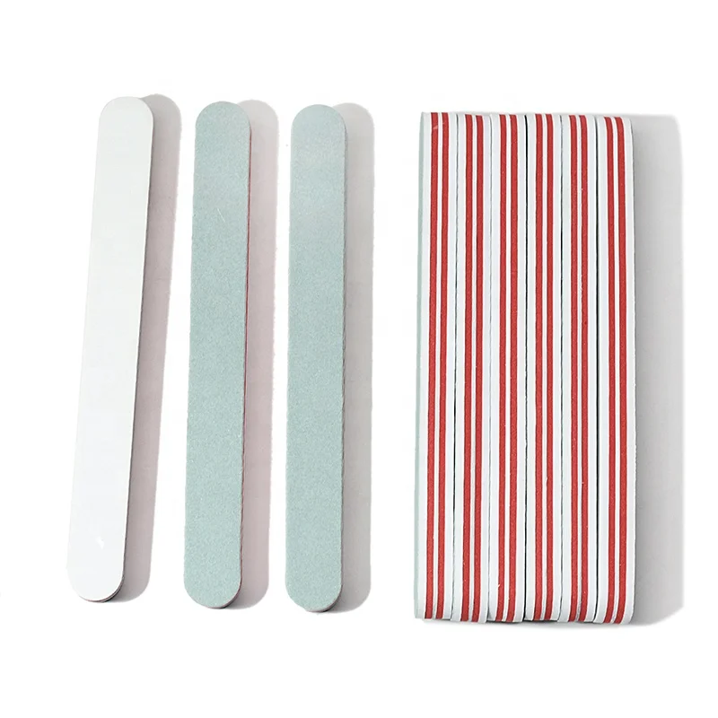 [18x2 см 1000 4000] Блестящий полировальный буфер для ногтей Зеленый Белый 2 стороны Блестящий буфер для ногтей толщиной 1,1 см лучшее качество