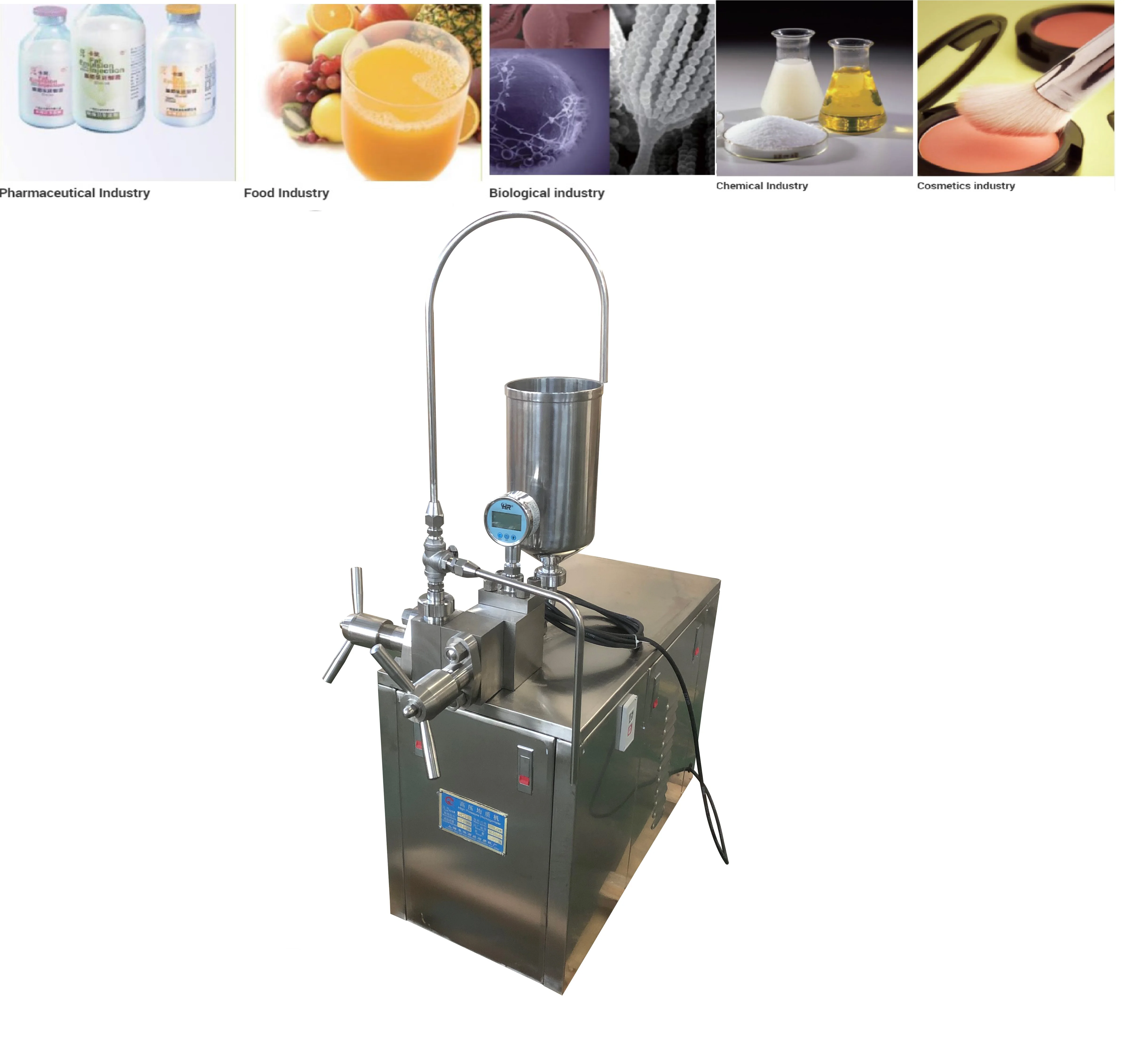High pressure homogenizer mixer lab for sale
