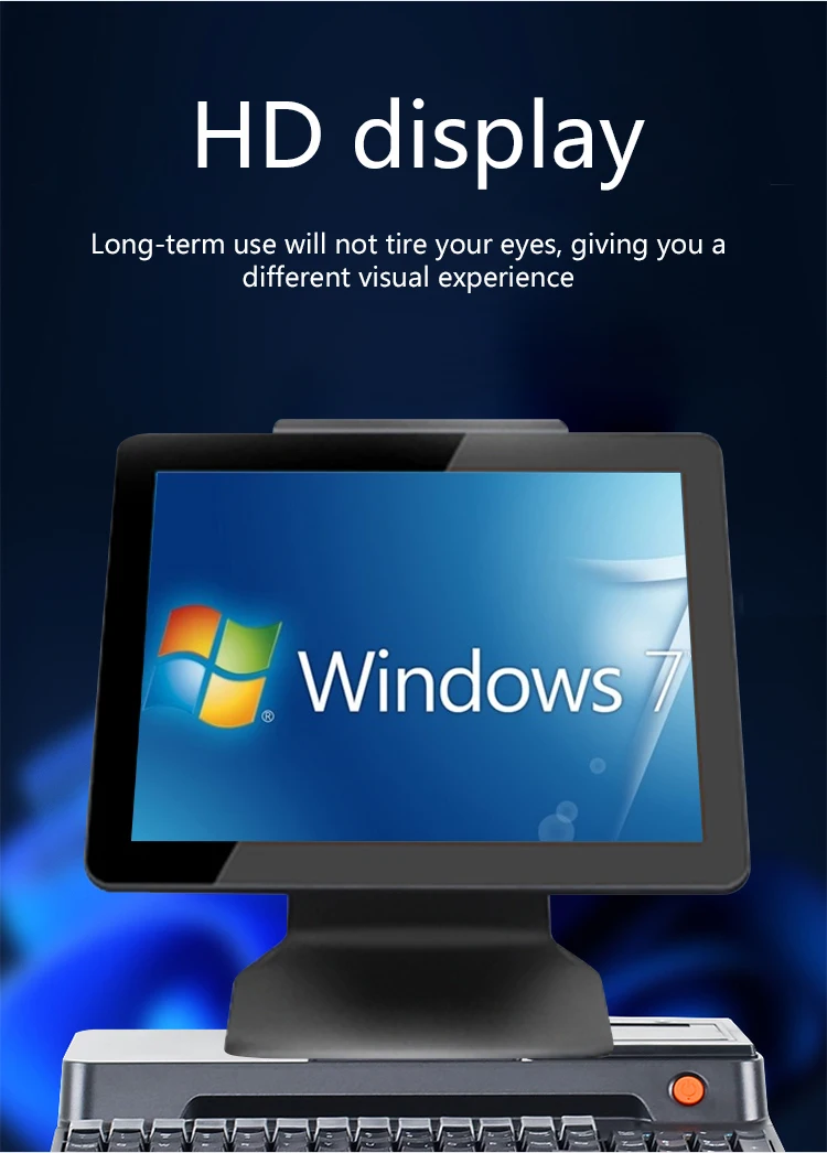 Windows 10 Restaurant Retail Billing Printer Touch Pos Cashier Machine Pos Terminal Cash Register Pos All In One Systems