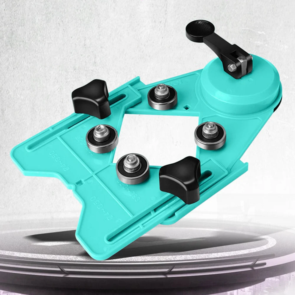 Adjustable 4-83mm Tile Drill Bit Tile Glass Hole Saw Core Bit Guide Vacuum Base Sucker Opening Hole Locator