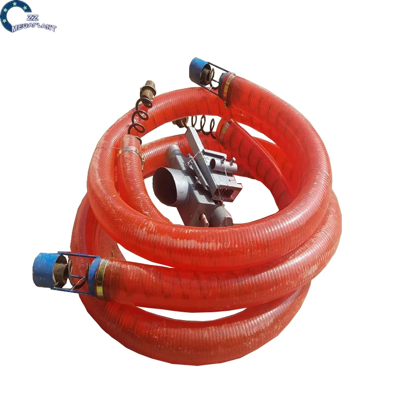 Plastic soft tube grain corn rice transportation conveying flexible auger conveyor
