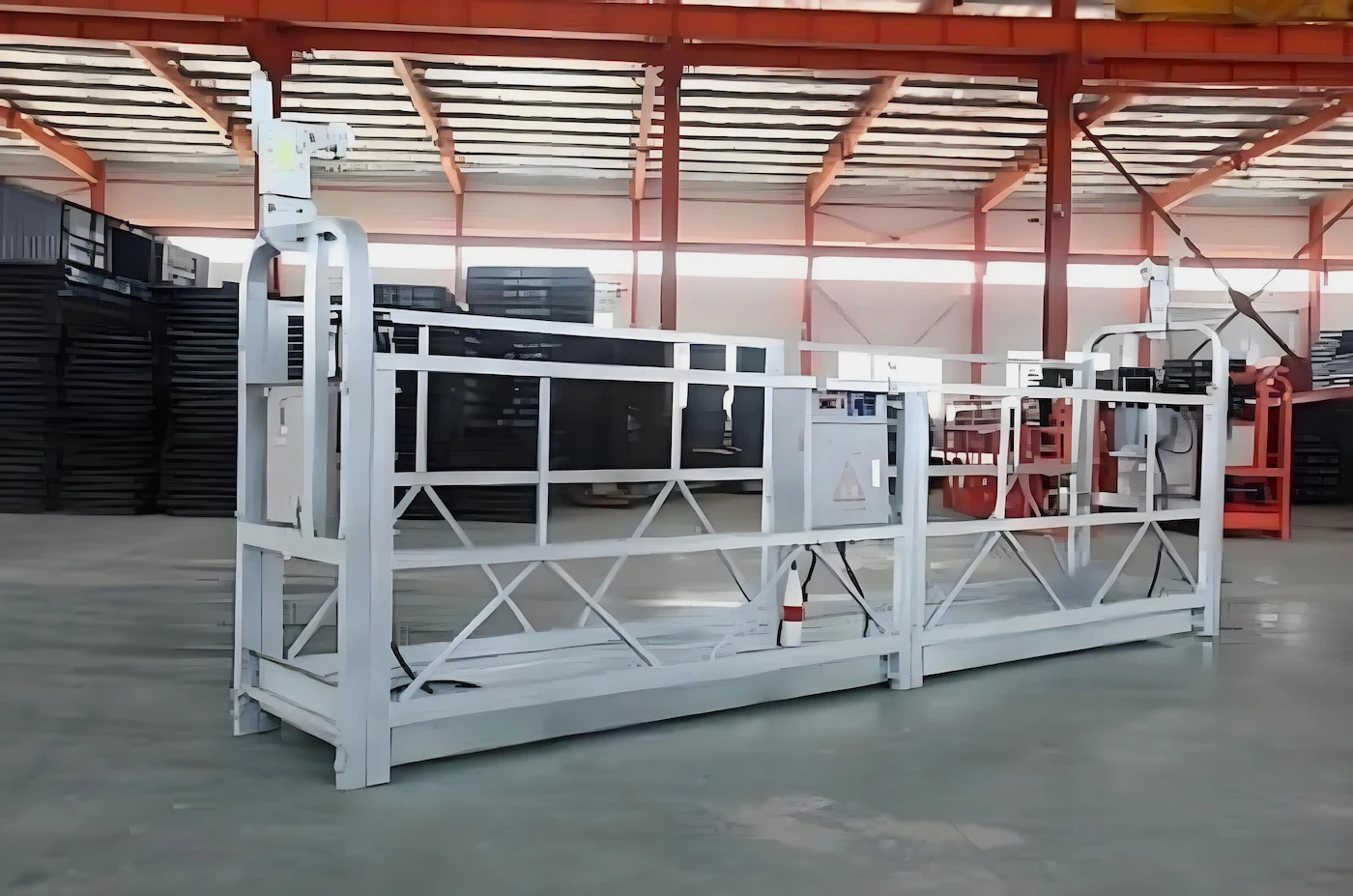 ZL800 Electric Construction Lifter New Aluminum Gondola Lift Cradle Platform Hotels Machinery Repair Shops Used Engine Motor