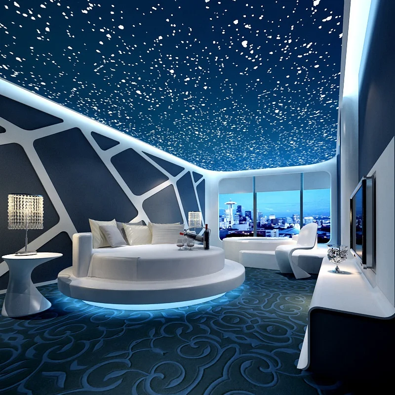 KTV starry sky wallpaper 3D design for wall and ceiling universe bar seamless wallpaper background wall paper ceiling mural