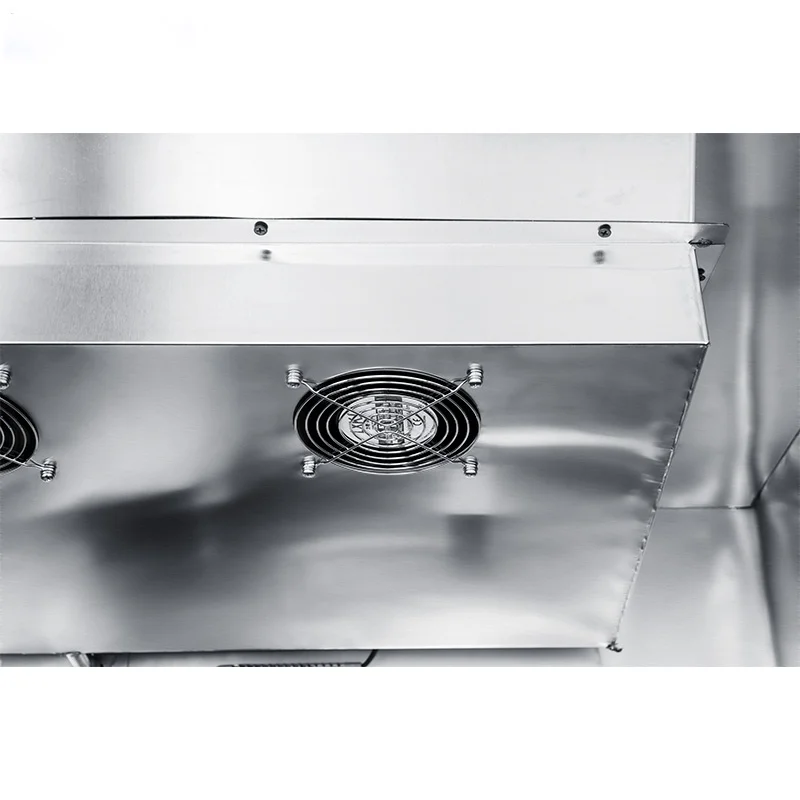 Smart power saving air cooling 1000L 420W 3 shelf nsf refrigerator Double doors kitchen fridge