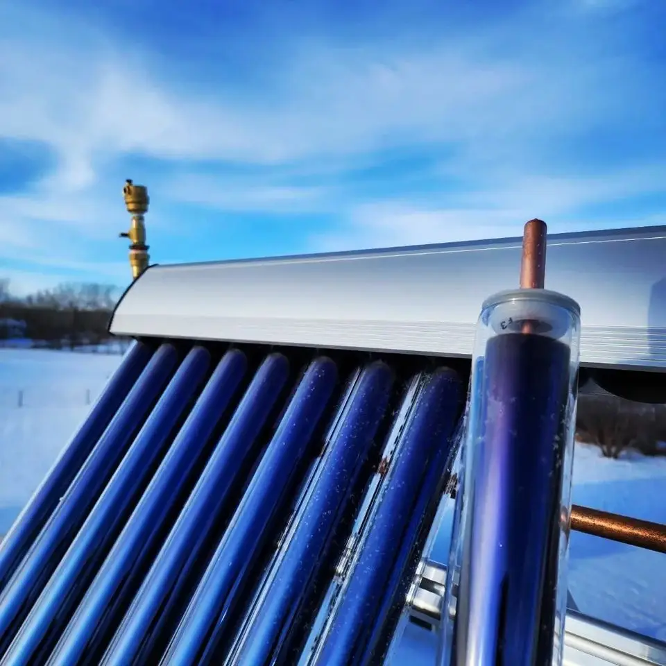 Canada Russia  Evacuated Tube  Heat Pipe Aluminum Alloy  High Pressure Solar Hot Water  Collector