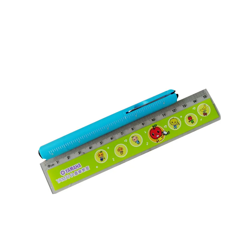 Promotional custom printed scissors knife rules multifunctional pen